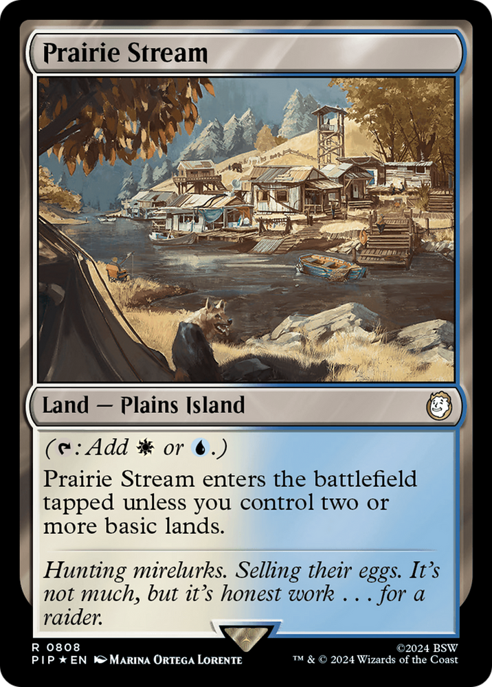 Prairie Stream (Surge Foil) [Fallout] Magic: The Gathering