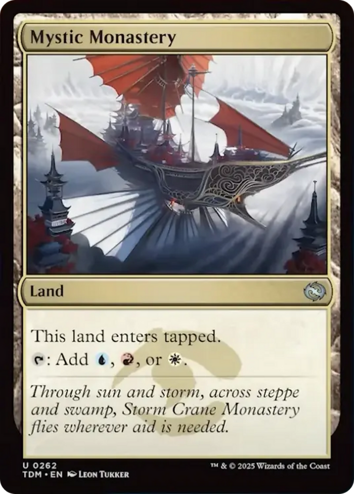Mystic Monastery [Tarkir: Dragonstorm] Magic: The Gathering