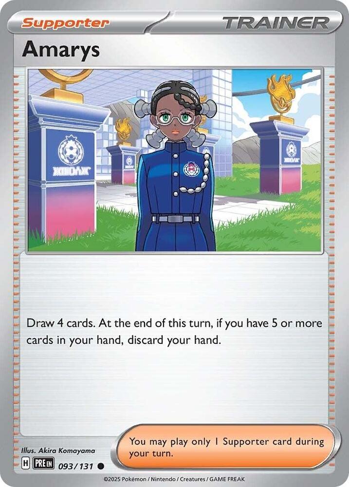 Amarys (093/131) [Scarlet & Violet: Prismatic Evolutions] Pokémon
