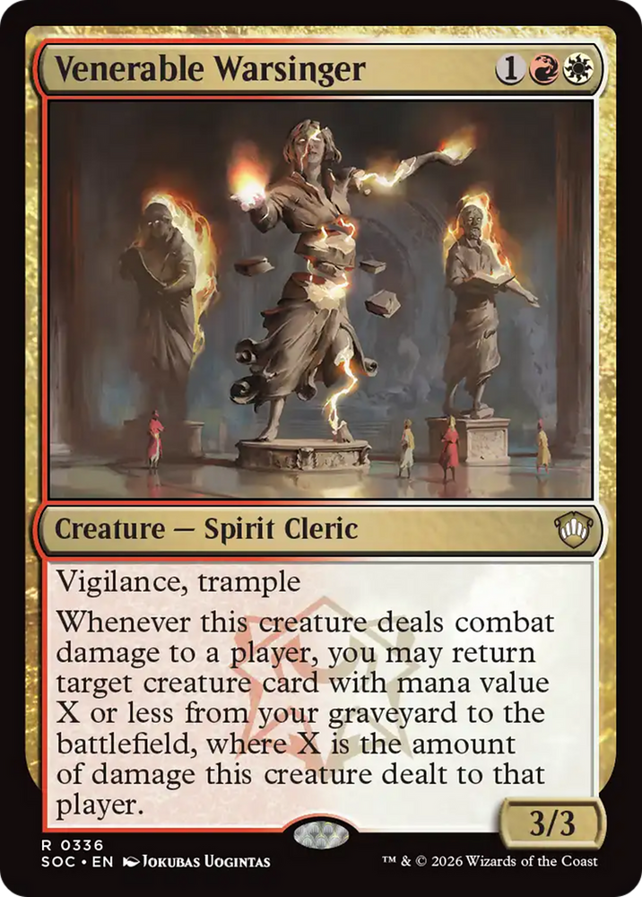 Venerable Warsinger [Secrets of Strixhaven Commander] Magic: The Gathering