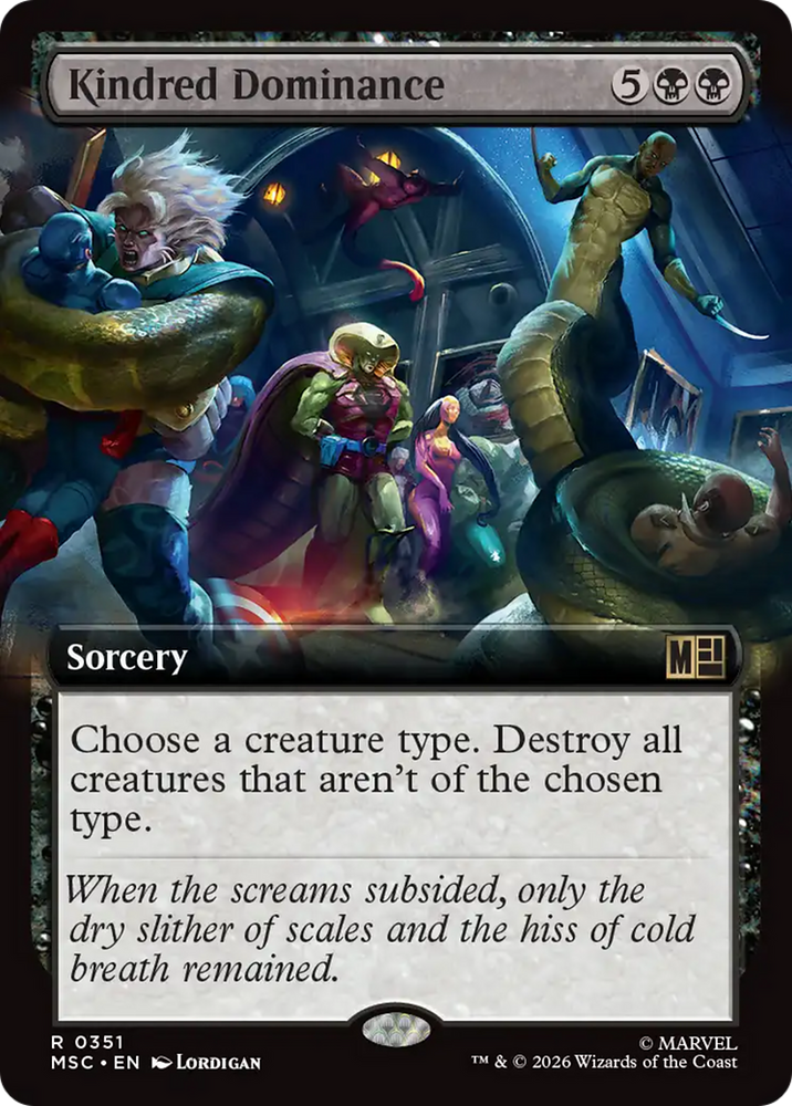 Kindred Dominance (Extended Art) [Marvel Super Heroes Commander] Magic: The Gathering