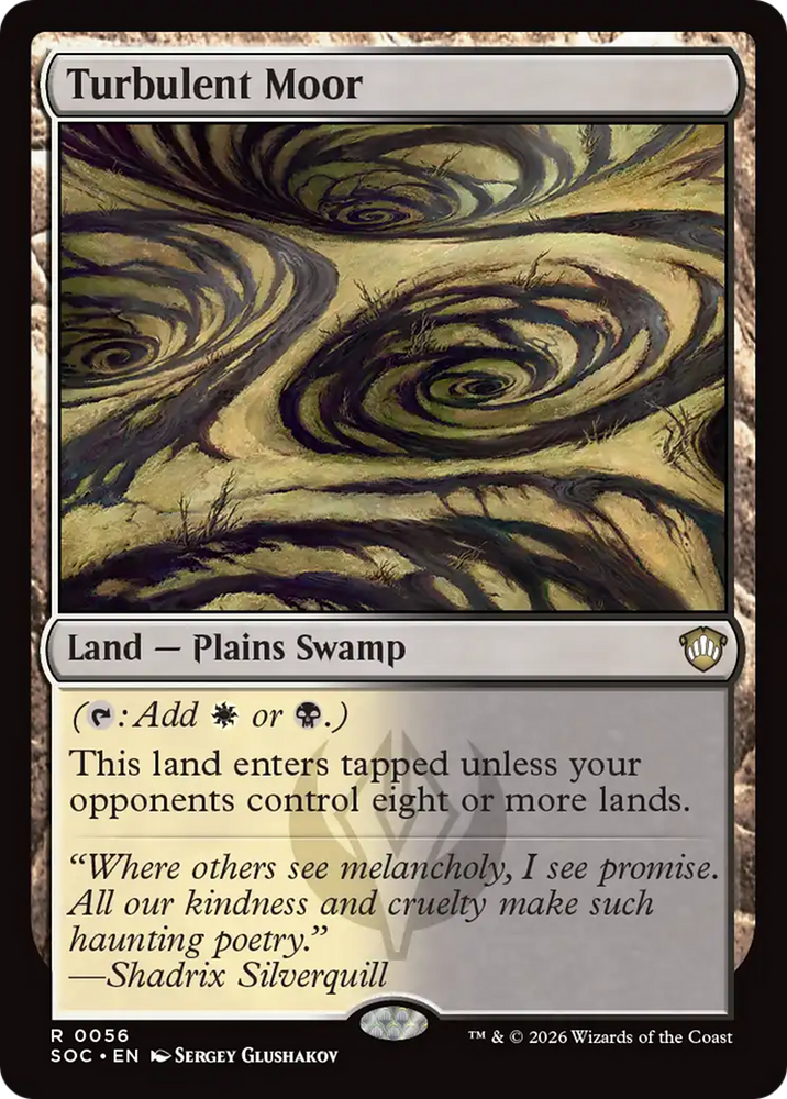 Turbulent Moor [Secrets of Strixhaven Commander] Magic: The Gathering