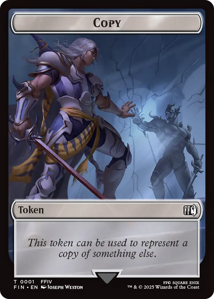Hero (0003) // Copy (0001) Double-Sided Token [FINAL FANTASY Tokens] Magic: The Gathering