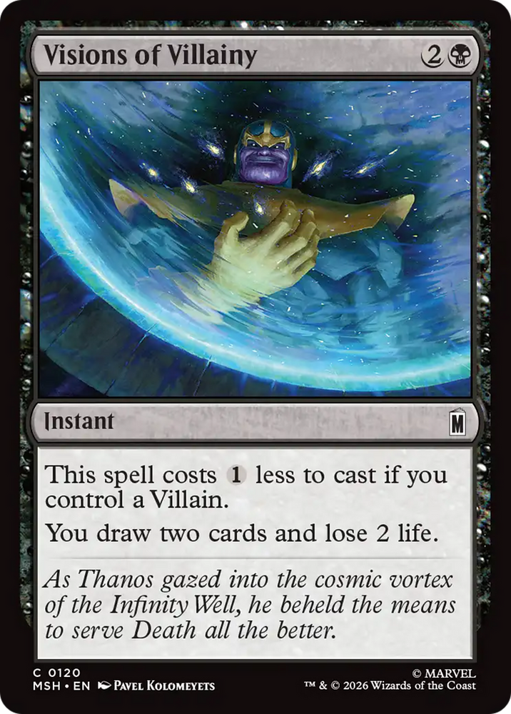 Visions of Villainy [Marvel Super Heroes] Magic: The Gathering
