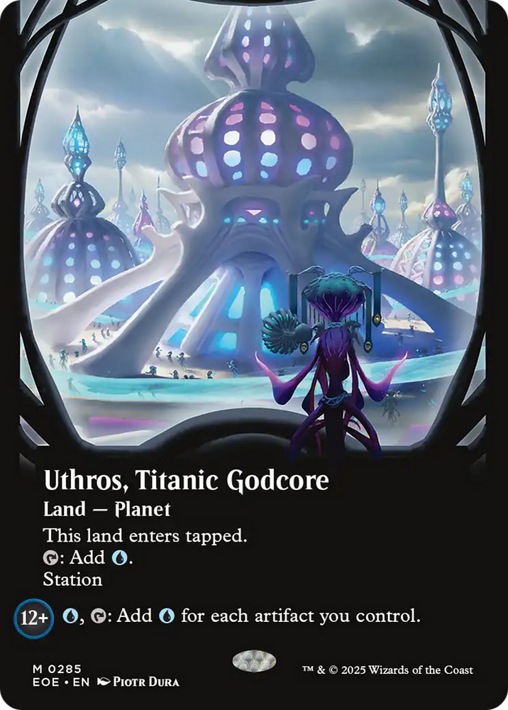 Uthros, Titanic Godcore (Borderless) [Edge of Eternities] Magic: The Gathering