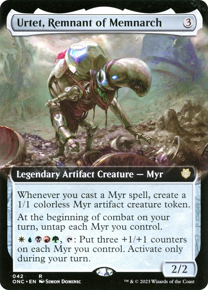 Urtet, Remnant of Memnarch (Extended Art) [Phyrexia: All Will Be One Commander] Magic: The Gathering
