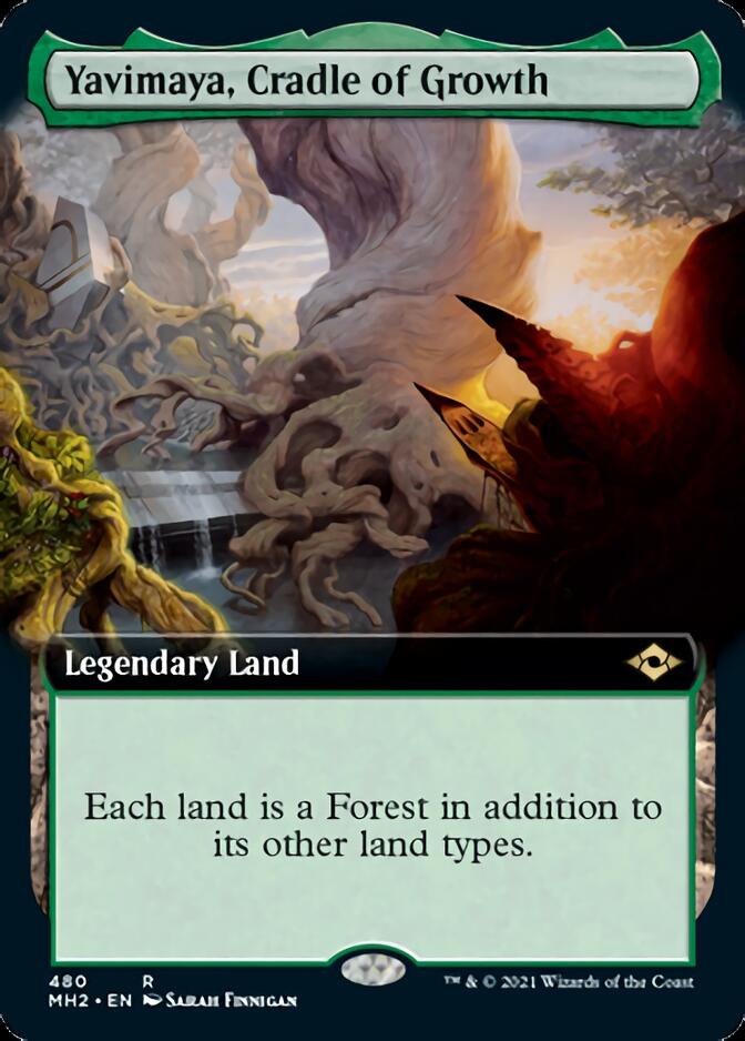 Yavimaya, Cradle of Growth (Extended Art) [Modern Horizons 2] Magic: The Gathering