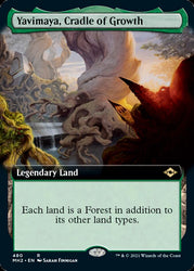 Yavimaya, Cradle of Growth (Extended Art) [Modern Horizons 2] Magic: The Gathering