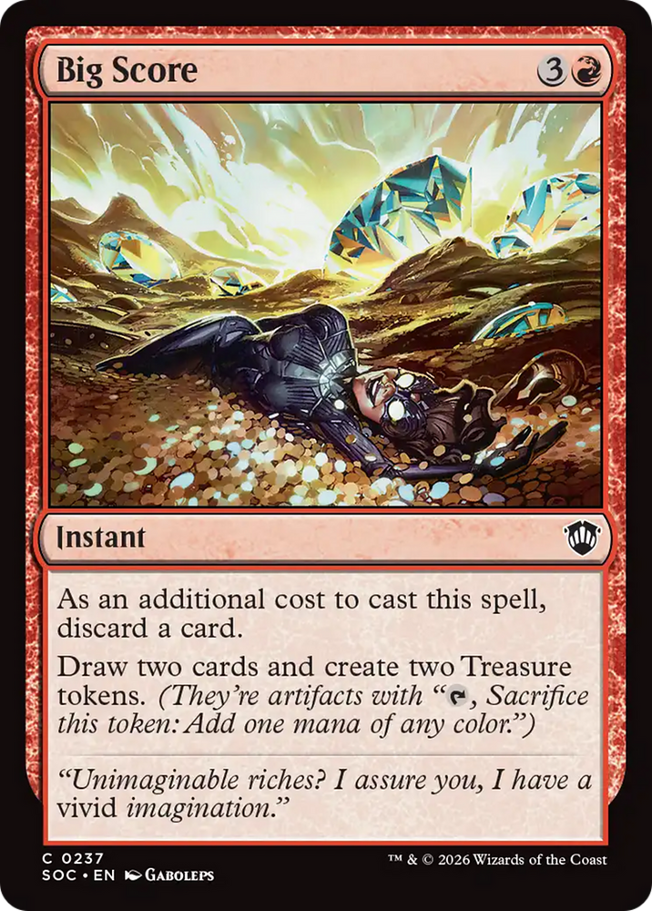 Big Score [Secrets of Strixhaven Commander] Magic: The Gathering