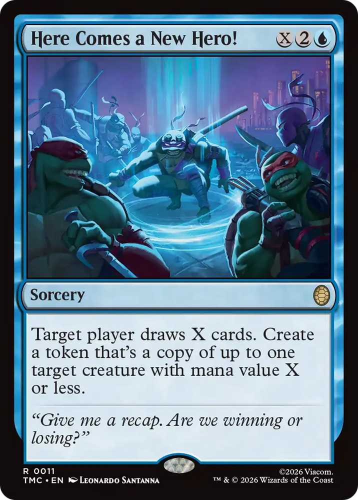 Here Comes a New Hero! [Teenage Mutant Ninja Turtles Commander] Magic: The Gathering