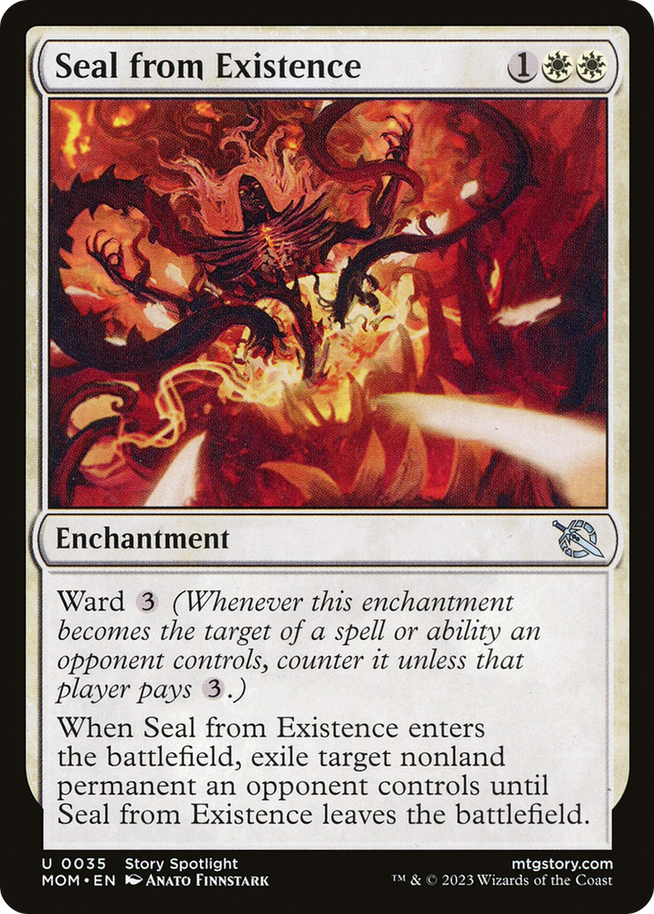 Seal from Existence [March of the Machine] Magic: The Gathering