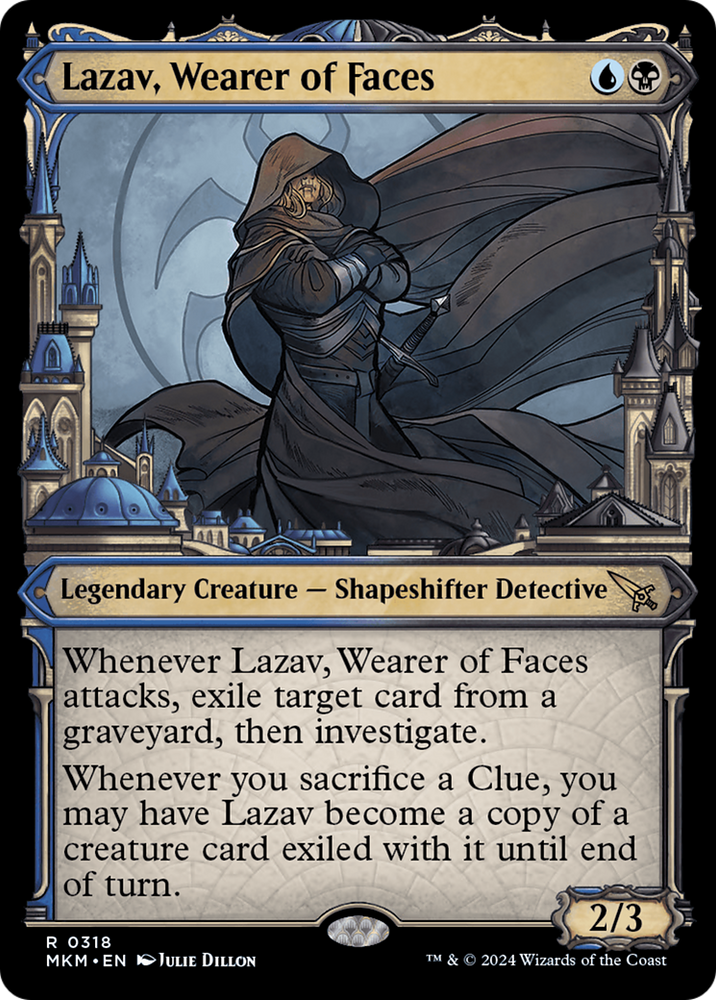 Lazav, Wearer of Faces (Showcase) (0318) [Murders at Karlov Manor] Magic: The Gathering