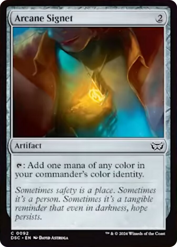 Arcane Signet [Duskmourn: House of Horror Commander] Magic: The Gathering