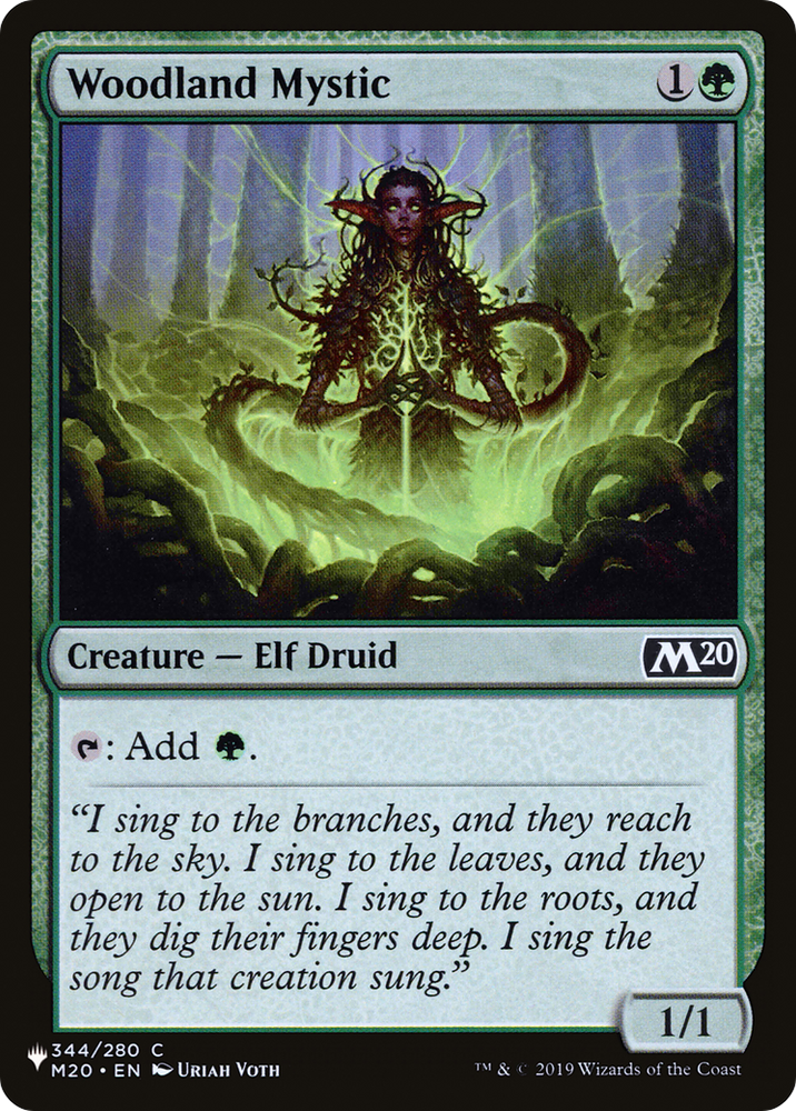 Woodland Mystic [The List] Magic: The Gathering