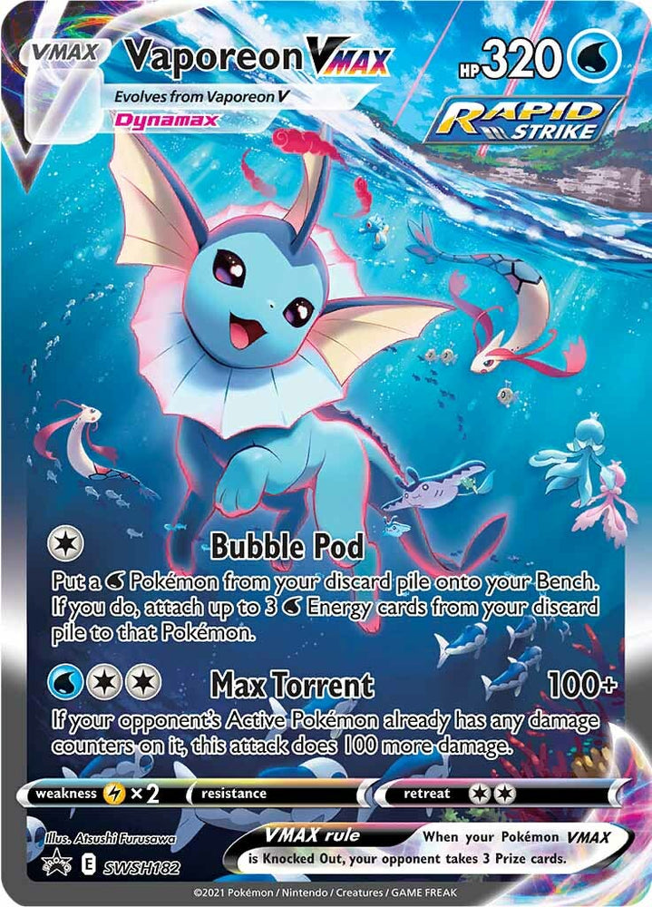Vaporeon VMAX (SWSH182) [Sword & Shield: Black Star Promos] Pokémon