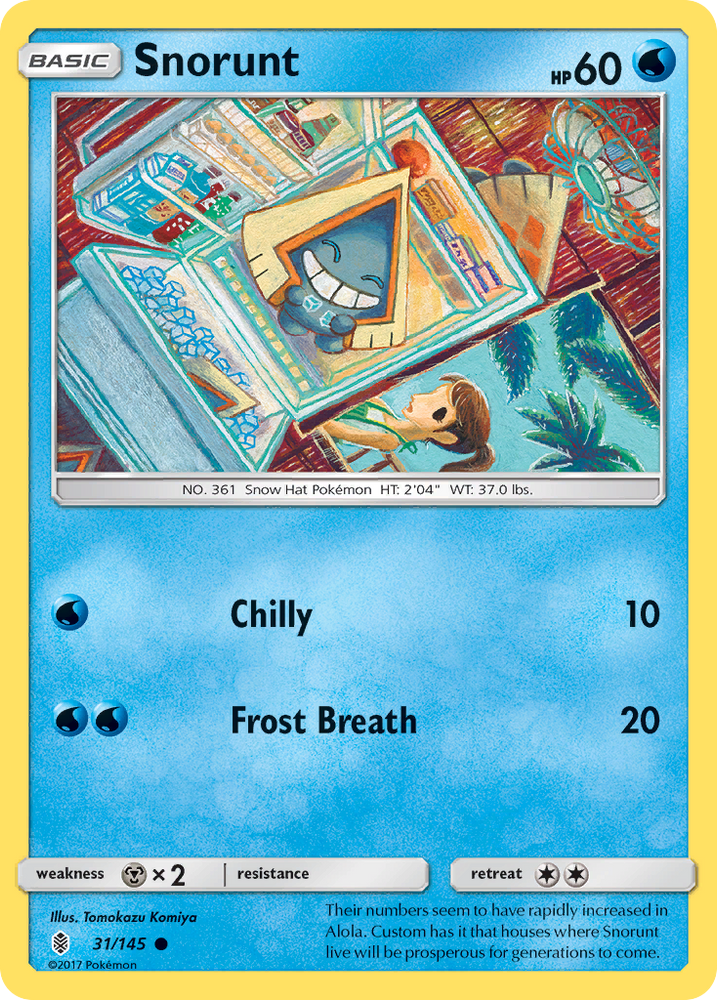 Snorunt (31/145) [Sun & Moon: Guardians Rising] Pokémon