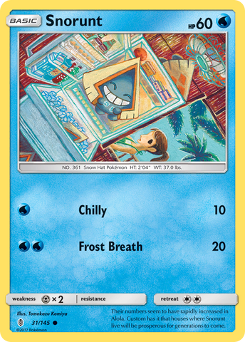Snorunt (31/145) [Sun & Moon: Guardians Rising] Pokémon
