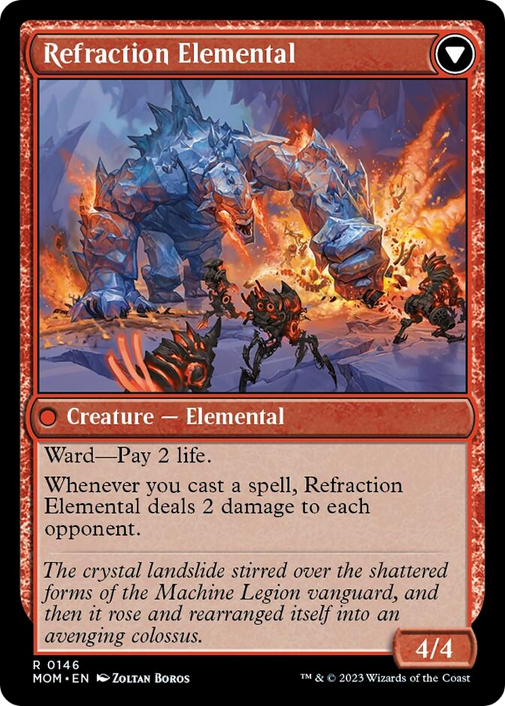Invasion of Karsus // Refraction Elemental [March of the Machine] Magic: The Gathering