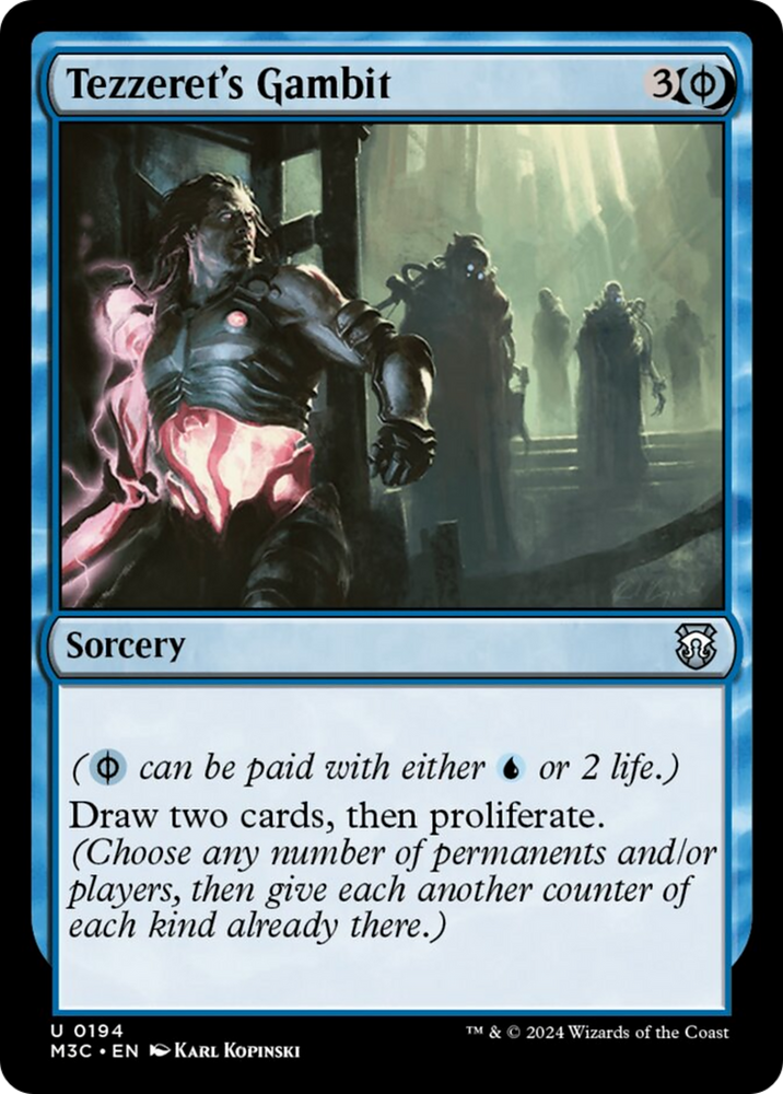 Tezzeret's Gambit [Modern Horizons 3 Commander] Magic: The Gathering
