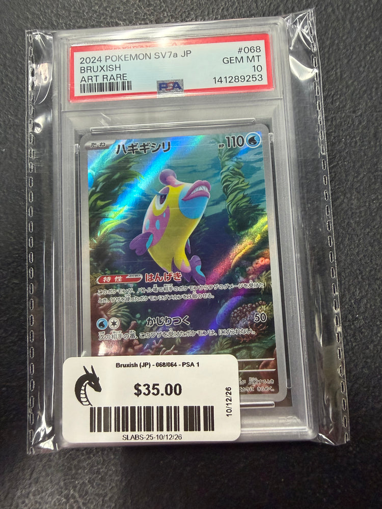 Bruxish (JP) - 068/064 - PSA 10.0 GEM - MT -  (Art Rare) Pokemon