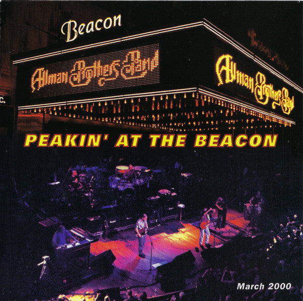 The Allman Brothers Band -Peakin' At The Beacon CD