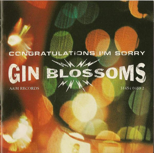 Gin Blossoms -Congratulations I'm Sorry CD