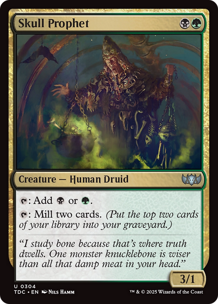 Skull Prophet [Tarkir: Dragonstorm Commander] Magic: The Gathering