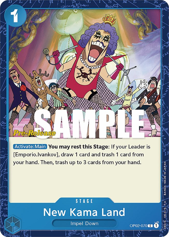 New Kama Land [Paramount War Pre-Release Cards] Bandai