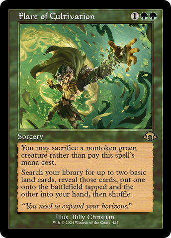 Flare of Cultivation (Retro) [Modern Horizons 3] Magic: The Gathering
