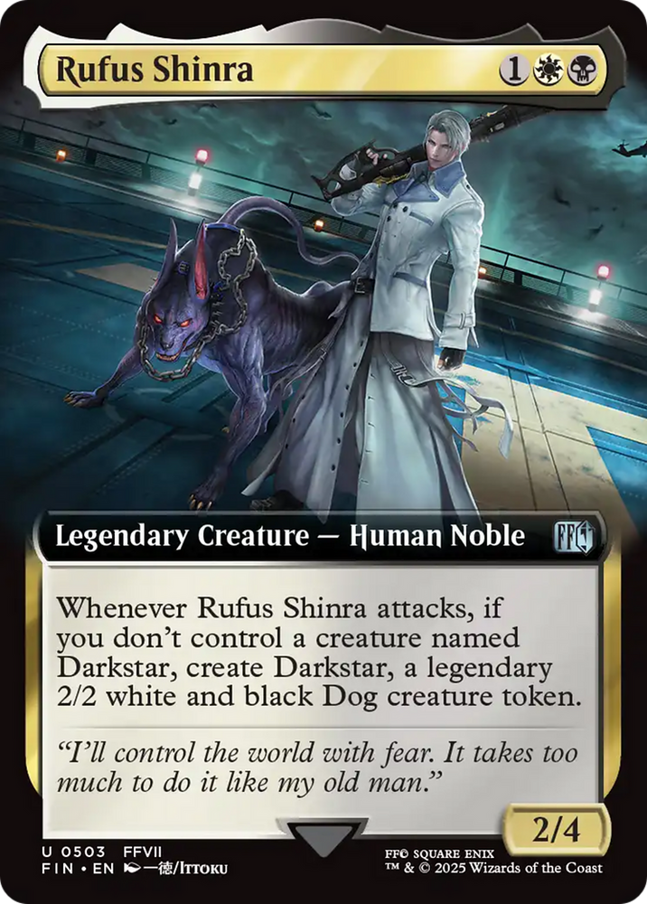 Rufus Shinra (Extended Art) [FINAL FANTASY] Magic: The Gathering