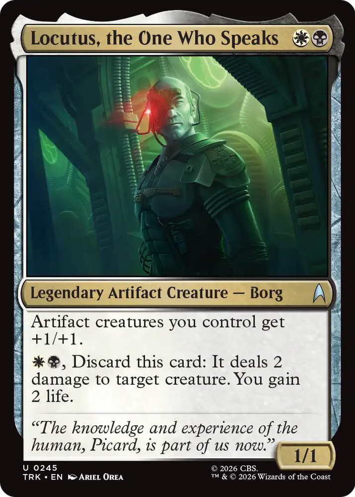 Locutus, the One Who Speaks [Star Trek] Magic: The Gathering
