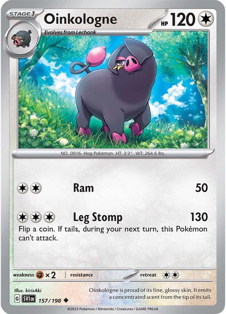 Oinkologne (157/198) [Scarlet & Violet: Base Set] Pokémon