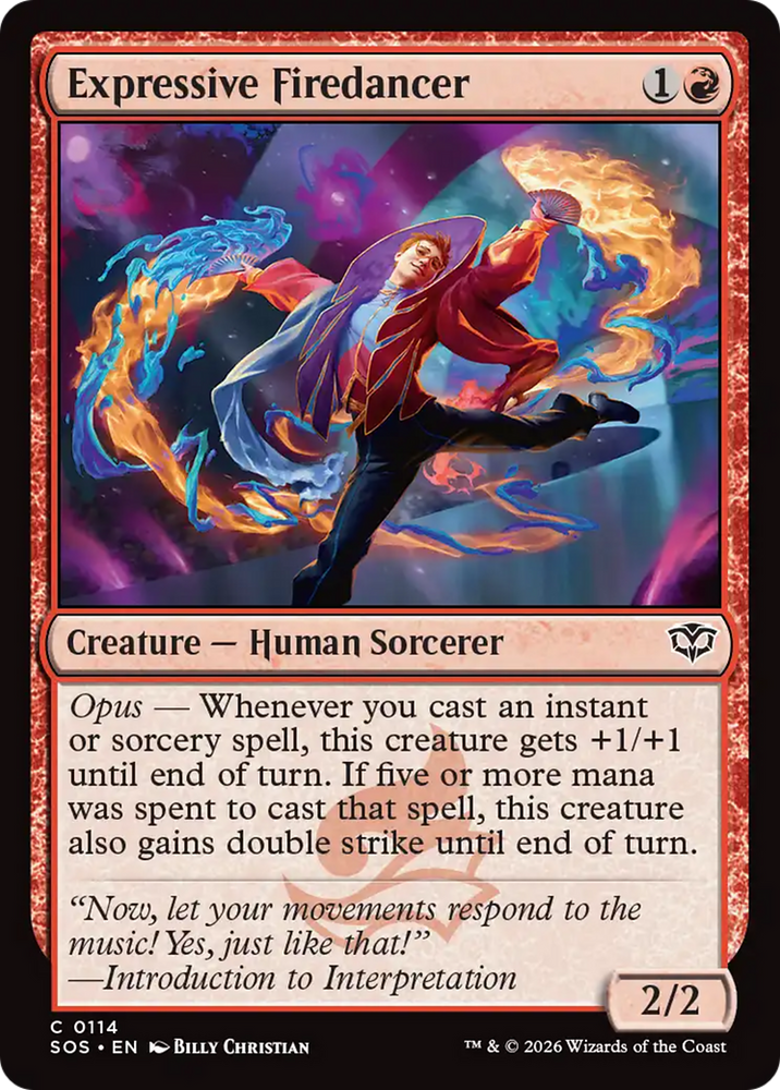 Expressive Firedancer [Secrets of Strixhaven] Magic: The Gathering