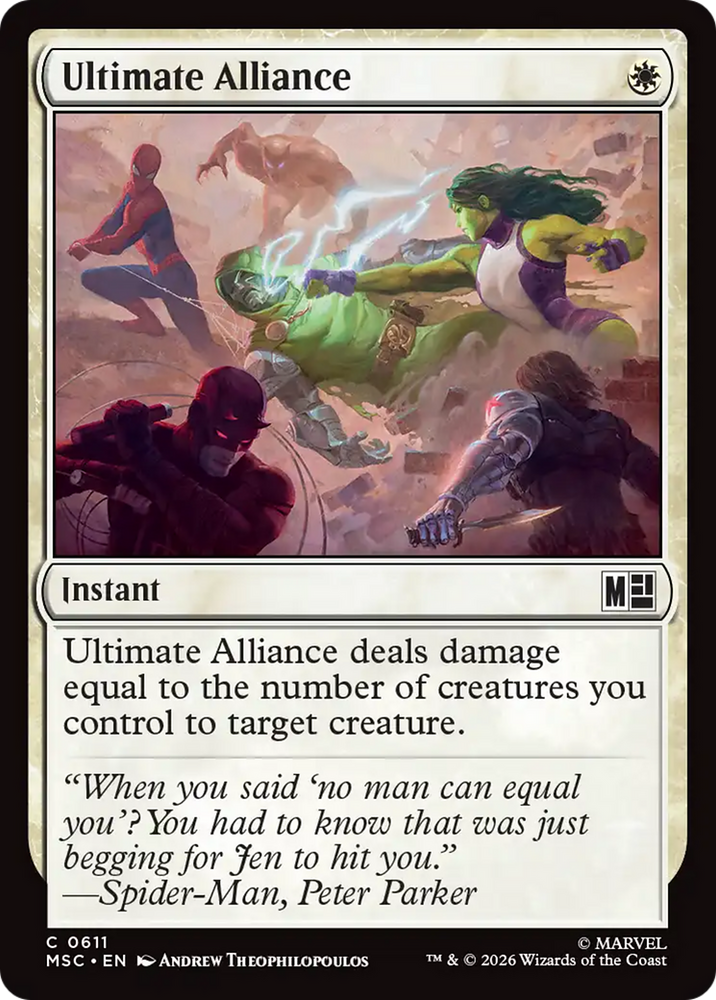 Ultimate Alliance [Marvel Super Heroes Commander] Magic: The Gathering