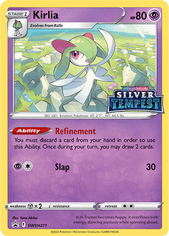 Kirlia (SWSH271) (Prerelease) [Sword & Shield: Black Star Promos] Pokémon