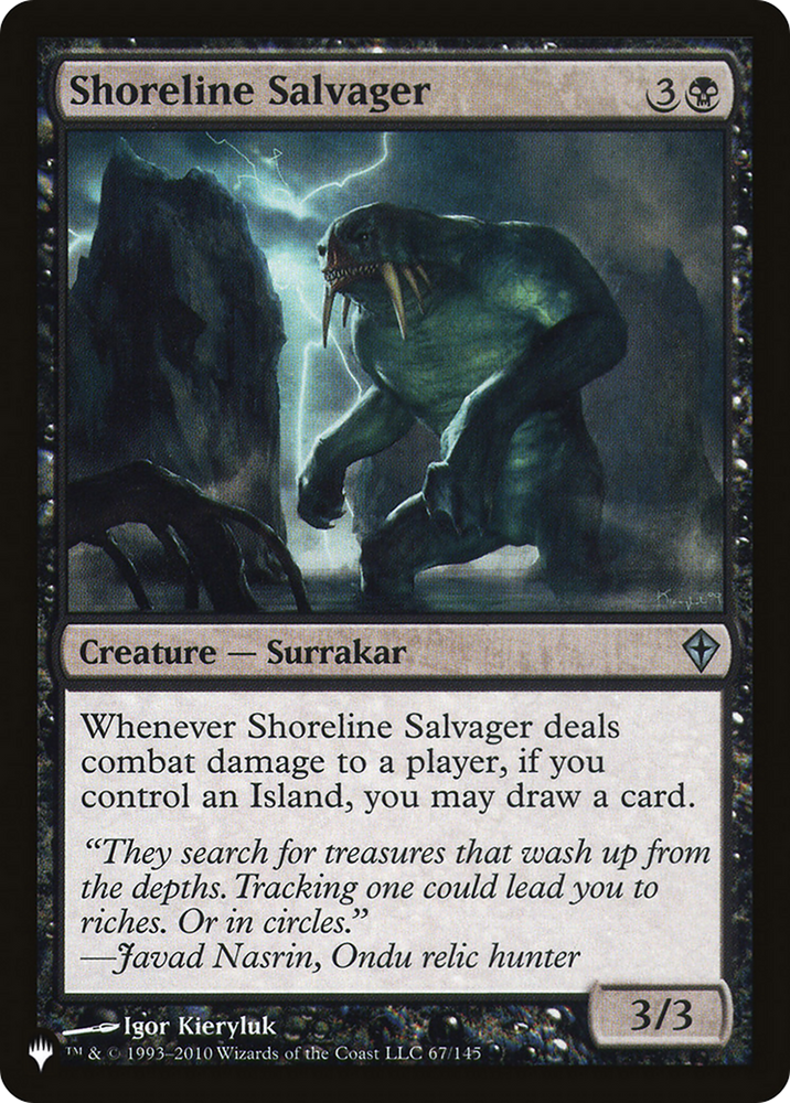 Shoreline Salvager [The List] Magic: The Gathering