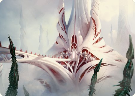 The Fair Basilica Art Card [Phyrexia: All Will Be One Art Series] Magic: The Gathering