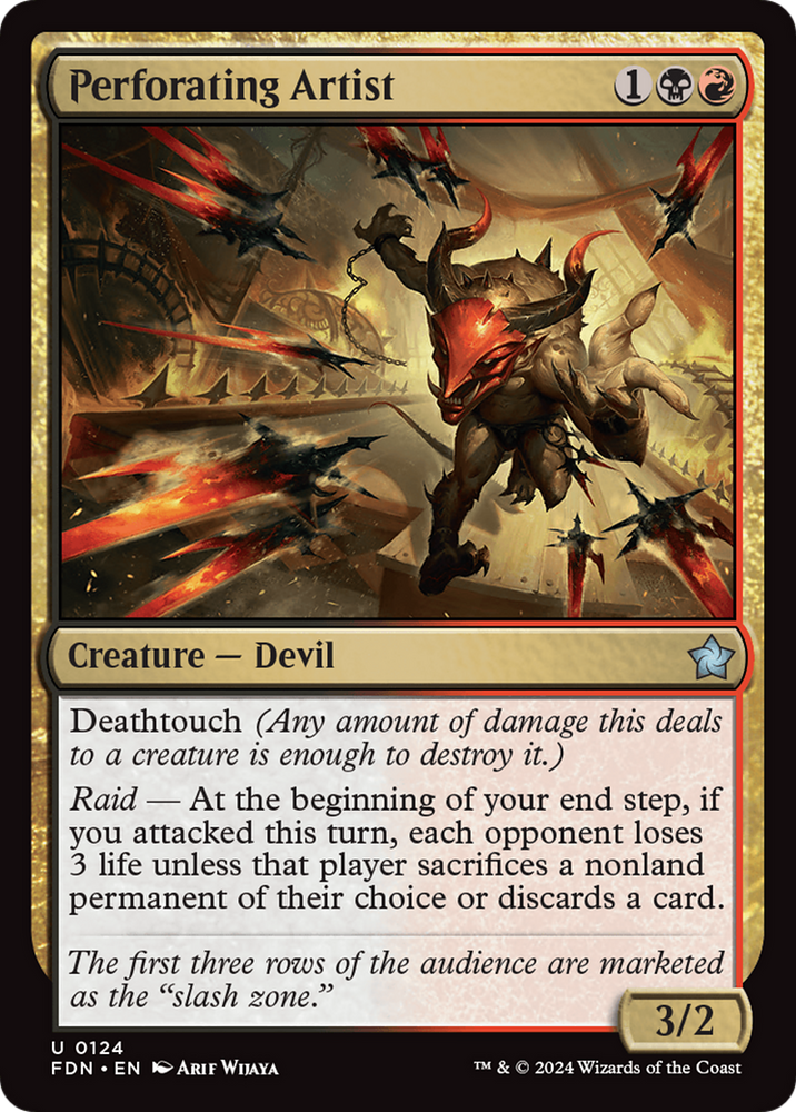 Perforating Artist [Foundations] Magic: The Gathering