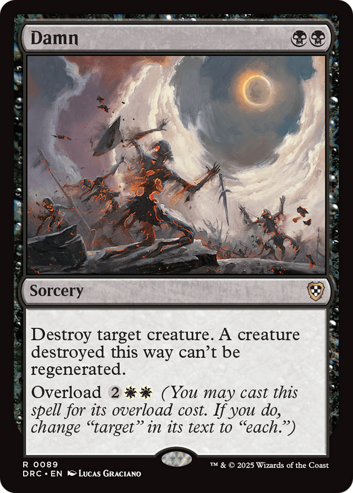 Damn [Aetherdrift Commander] Magic: The Gathering