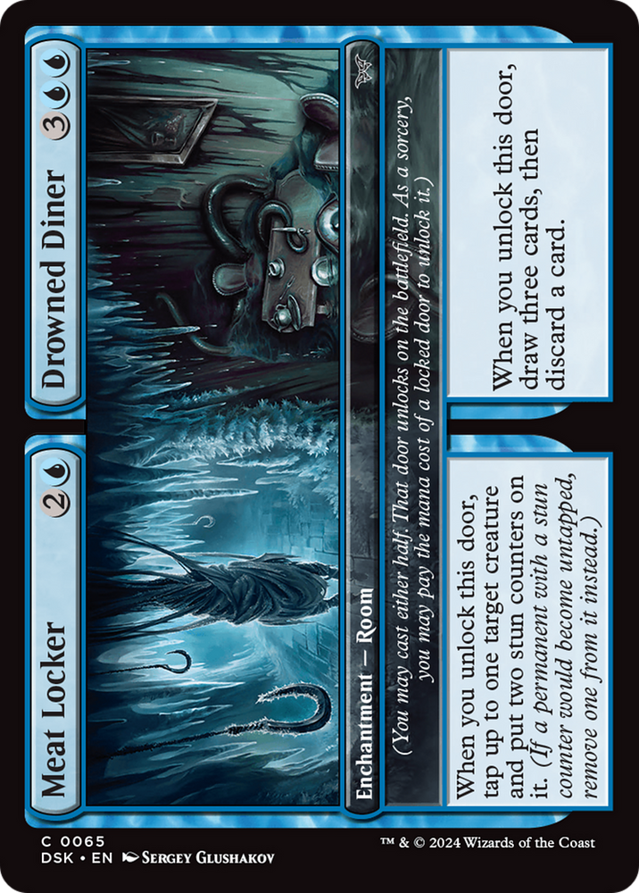 Meat Locker // Drowned Diner [Duskmourn: House of Horror] Magic: The Gathering