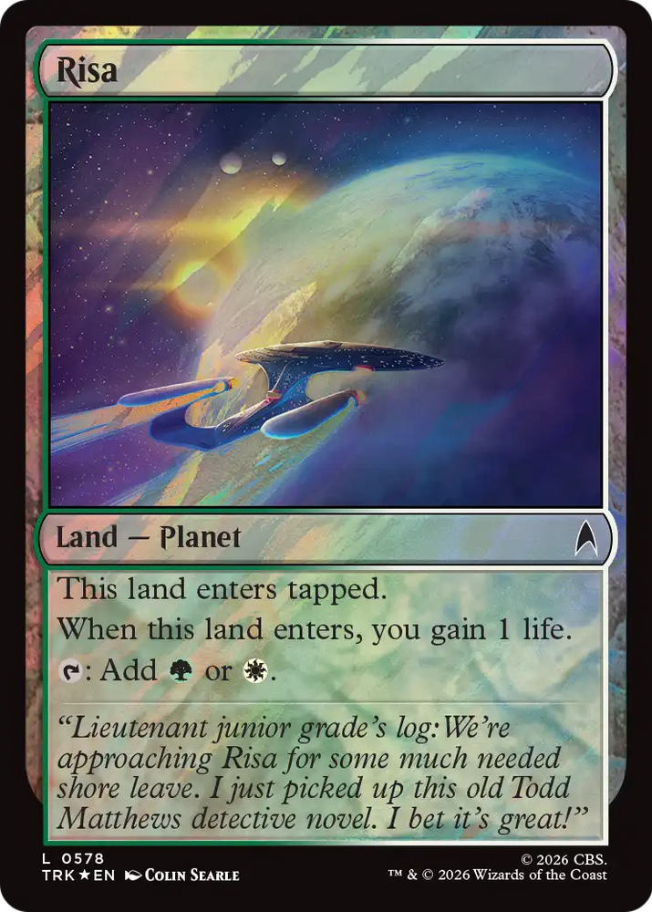Risa (Surge Foil) [Star Trek] Magic: The Gathering