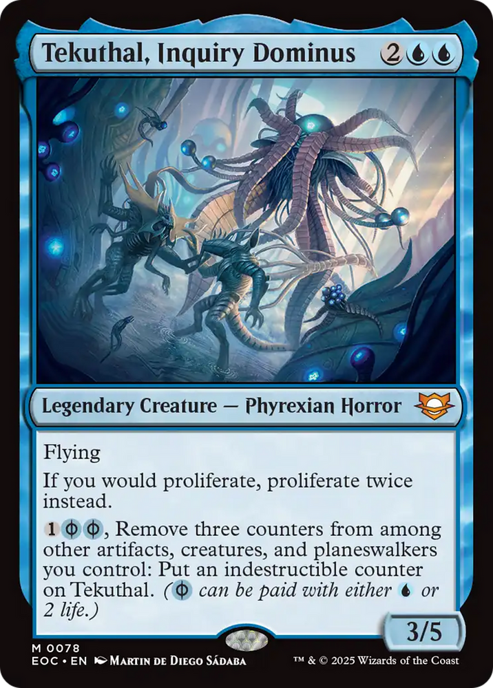 Tekuthal, Inquiry Dominus [Edge of Eternities Commander] Magic: The Gathering