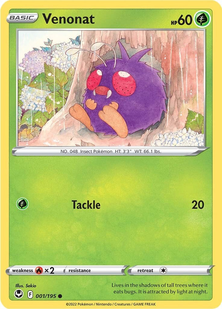 Venonat (001/195) [Sword & Shield: Silver Tempest] Pokémon