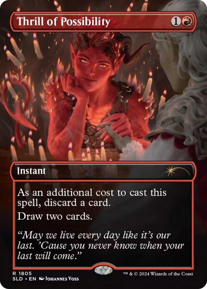 Thrill of Possibility (Rainbow Foil) [Secret Lair Drop Series] Magic: The Gathering