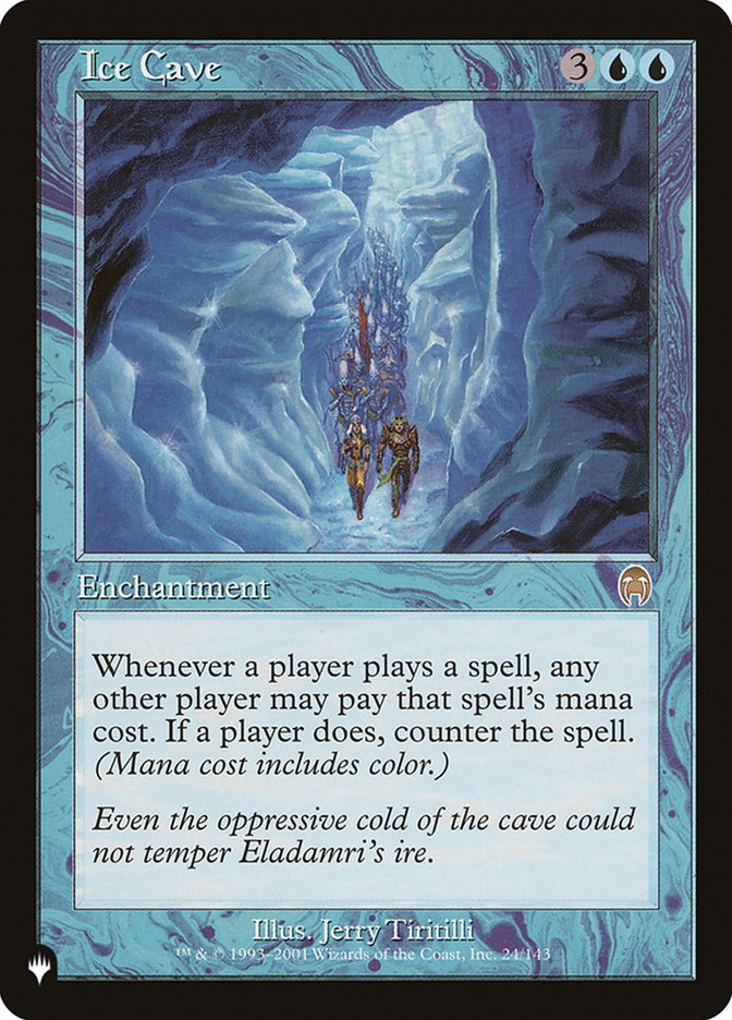 Ice Cave [The List] Magic: The Gathering