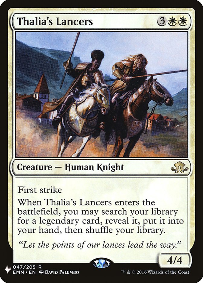 Thalia's Lancers [The List] Magic: The Gathering