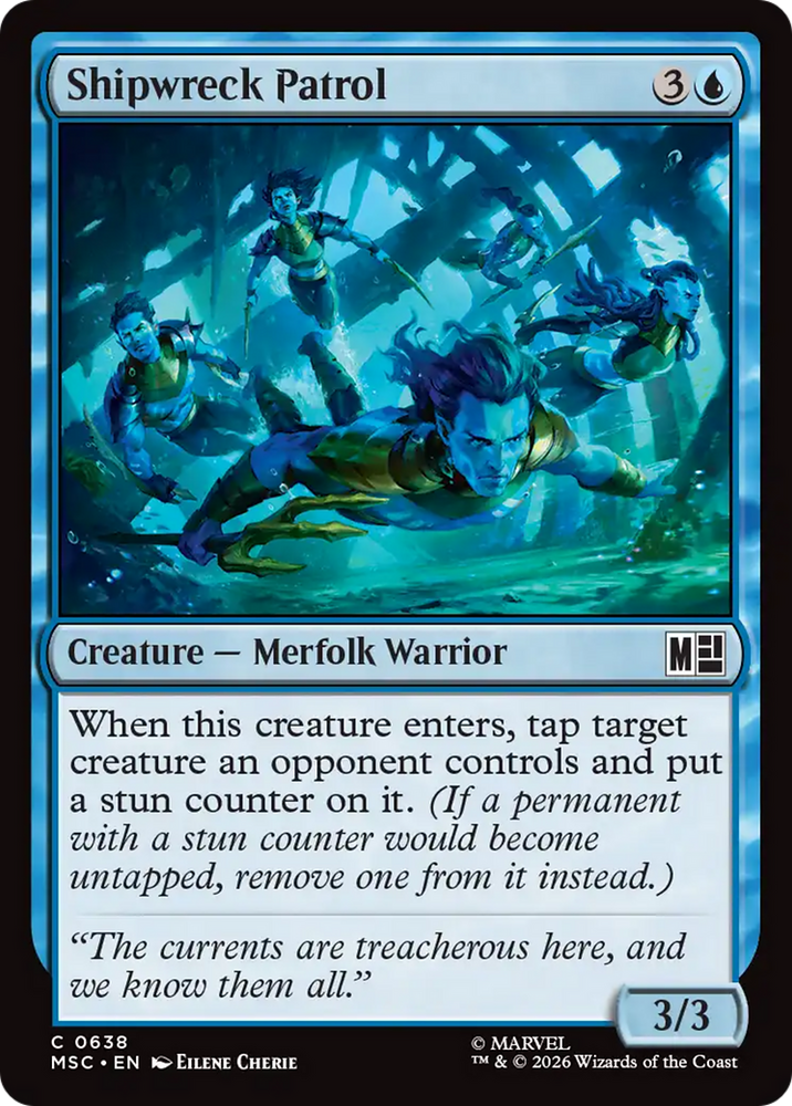 Shipwreck Patrol [Marvel Super Heroes Commander] Magic: The Gathering