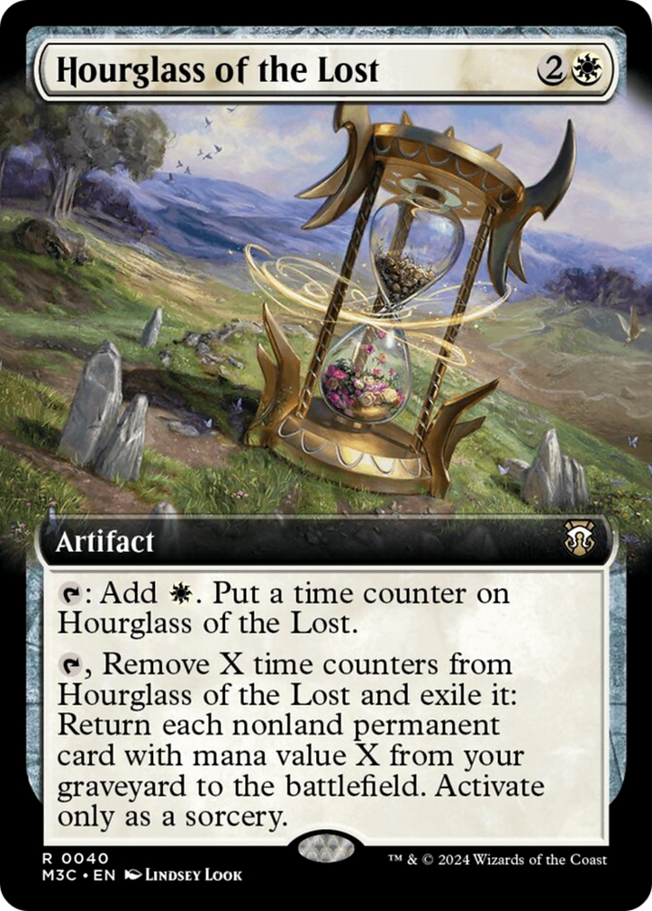 Hourglass of the Lost (Extended Art) [Modern Horizons 3 Commander] Magic: The Gathering