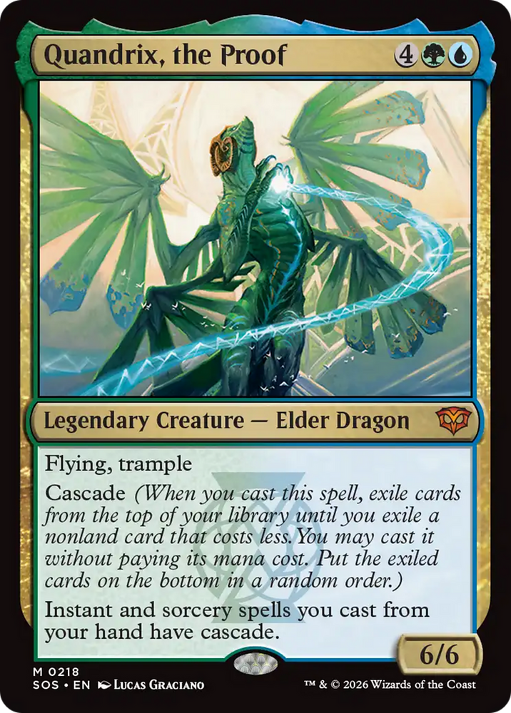 Quandrix, the Proof [Secrets of Strixhaven] Magic: The Gathering