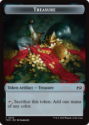 Experience // Treasure Double-Sided Token [Tarkir: Dragonstorm Commander Tokens] Magic: The Gathering